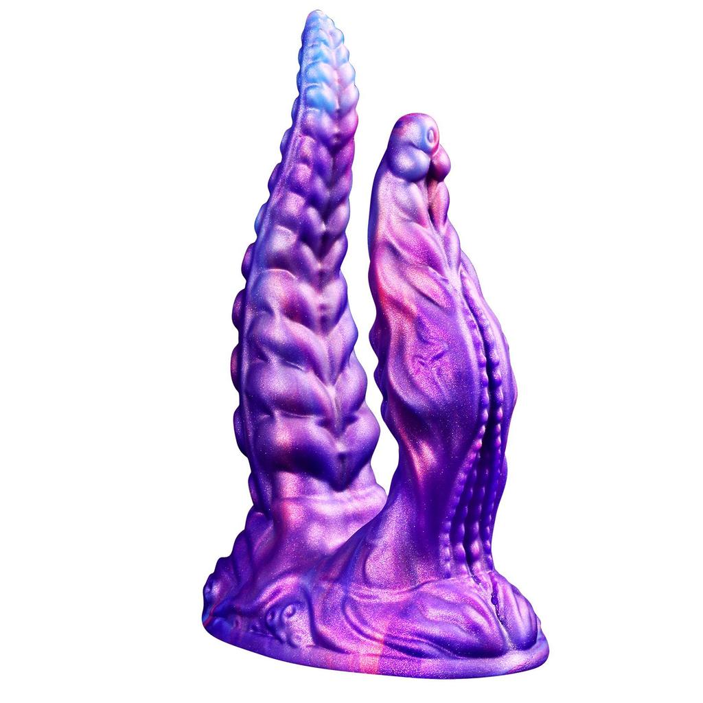 Bestselling Unique-Shaped Animal-Style Phallus – Double-Ended Masturbator – Silicone Dual Tentacles – Adult Sex Toy for Anal Use (Unisex)