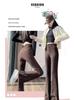 Women's 2026 High-Waisted Slimming Black Micro Flare Suit Pants – New Style Straight-Leg Casual Trousers.