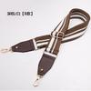 140cm Canvas Striped Bag Straps Crossbody Shoulder Bag Strap Adjustable Replacement Handbag Belts Band Accessories Gold Buckle