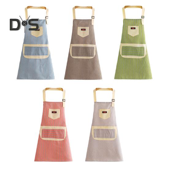 Ladies Cooking Apron Adjustable Strap Convenient Easy Cleaning Strap Apron Pinafore