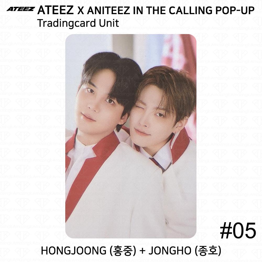 ATEEZ X ANITEEZ IN THE CALLING POP-UP Unitate Carte de Colecție MD KPOP K-POP Seonghwa