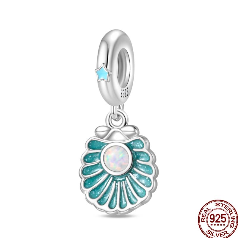 100% Copper Beach Sand Crab Beach Ocean Holiday Jewelry Beads Suitable Fit Original Bracelet Diy Holiday Jewelry