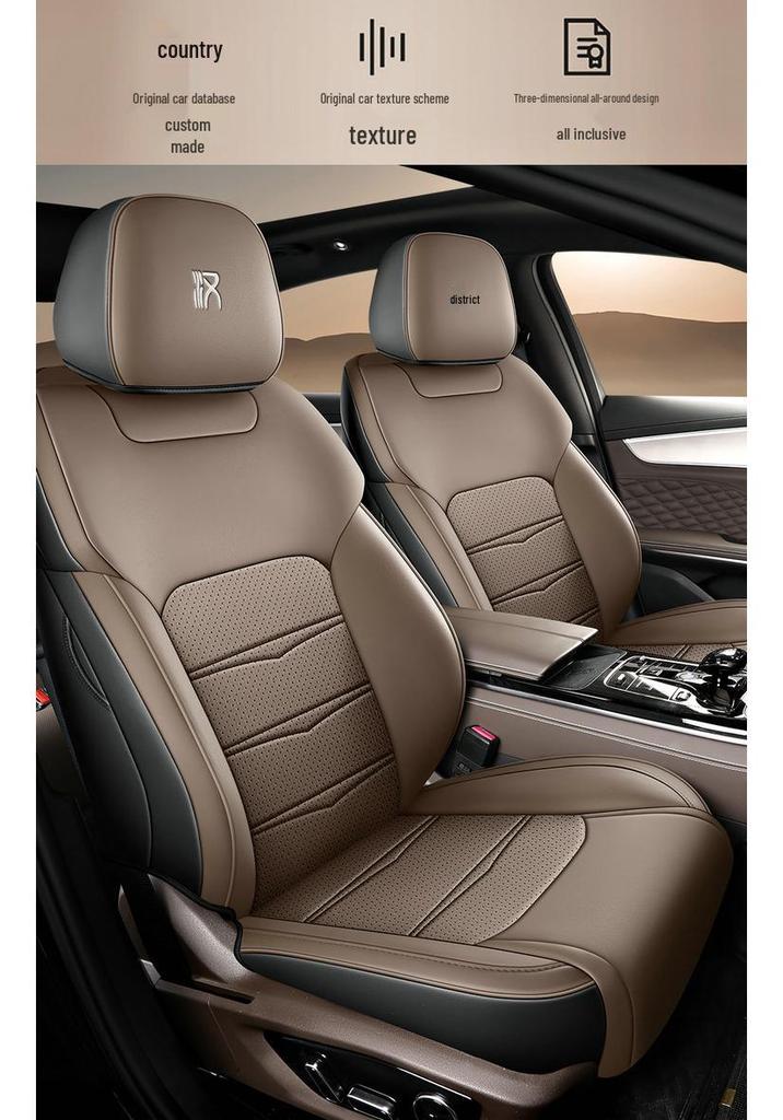 BYD Han 5-Seater Leather Car Seat Cushion - All-Season Universal Cover, 25 Models Available