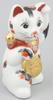 Kutani ware Oval Maneki-neko (Lucky Cat) Calico, size 3 A-0070