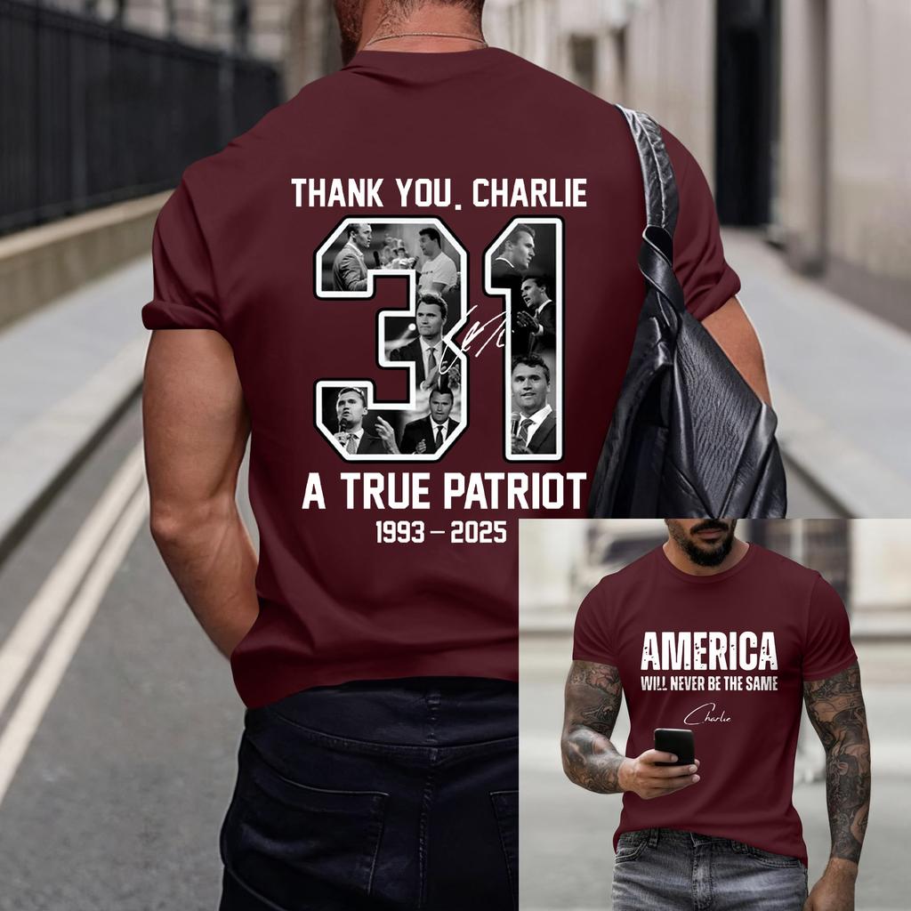 Fashionable Round Neck Short Sleeve Work Clothes Printed Tops For Mens Summer Tops