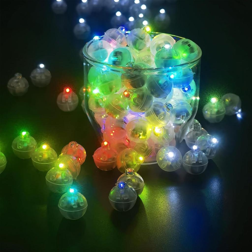 Mini LED Balloon Light Waterproof Flash Tumbler Ball Lamp Glow LED Lamp for Lantern Wedding Birthday Christmas Party Decoration