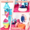 Playdough Sets for Kids Ages 4-8, 3 In1 Playdough Ice Cream 72 Pcs Toddlers' Play Kitchen Set Play Dough for Creations Making Noodle/Ice