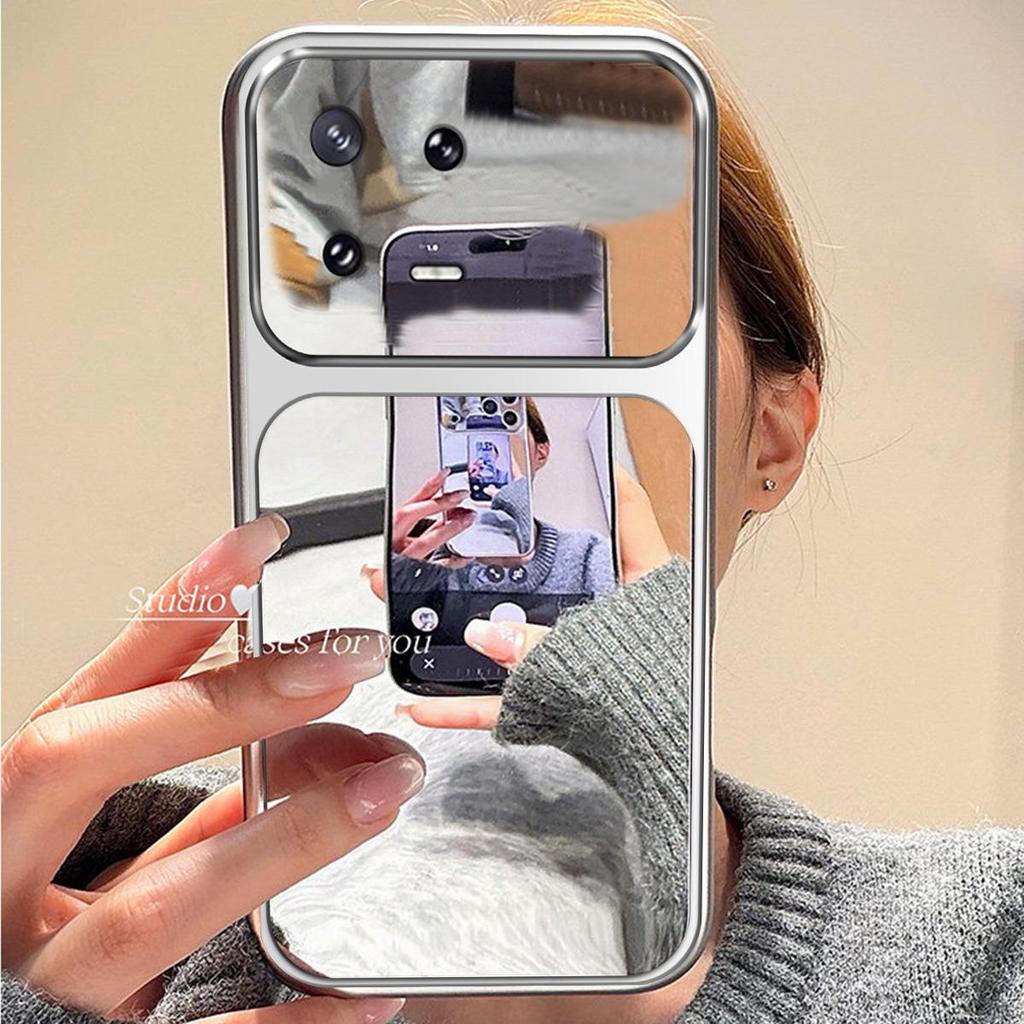 Case for Xiaomi 13 Pro,13 Trending Big Window Cover Mirror Phone Casing
