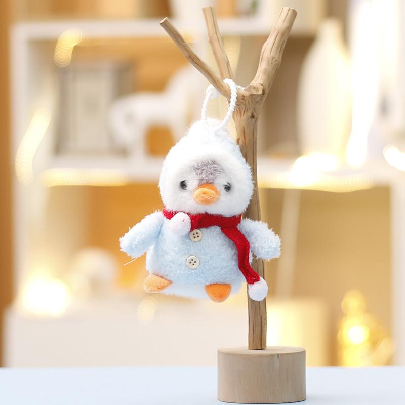Snowman Penguin Plush Toy With Soft Short Pile For Kids And Gift Giving