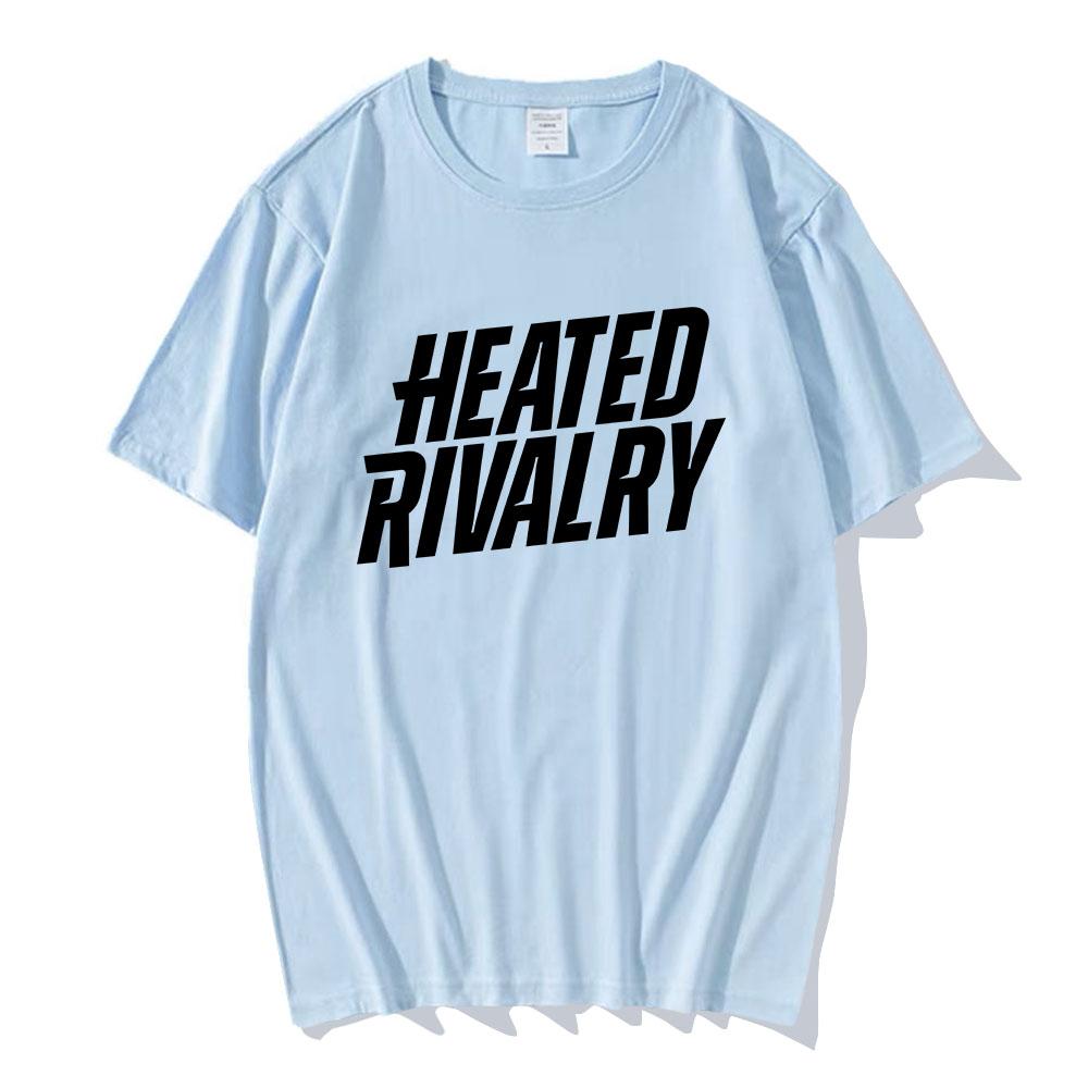 Heated Rivalry Logo Tee Unisex Streetwear Short Sleeve Loose Cotton Unisex Tshirt TV Graphic Printing Tshirts Fashion Male Clothes