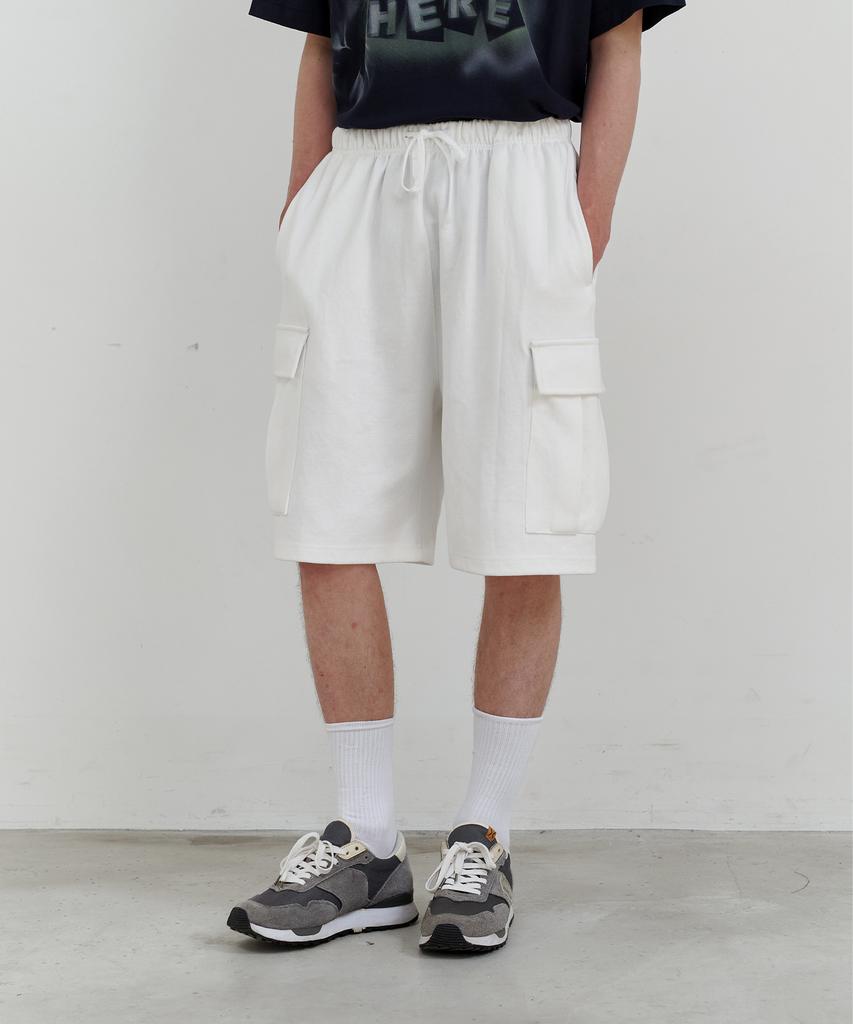 ENDOOR Bass Cargo Shorts (Off White)