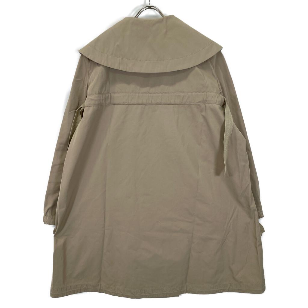 MONCLER Beige NACRE soutien collar coat coat O beigeUsed