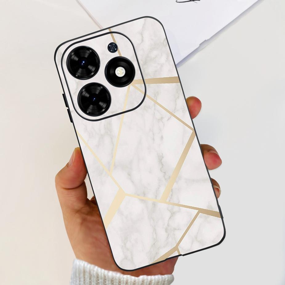 For Infinix Smart 8 Case X6525 Luxury Popular Painted Cover Matte Phone Case For Infinix Smart 8 Smart8 Soft Fundas 6.6'' Bumper