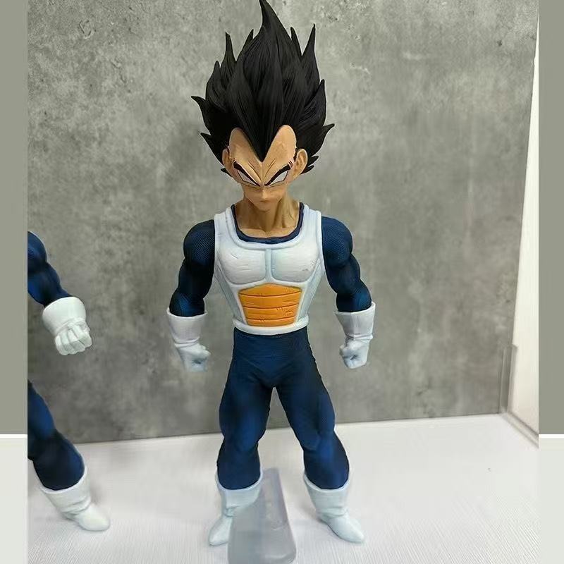 Dragon Ball Hell Vegeta Light Sphere Vegeta Teleportation Sitting Pearl Battle Suit Figure Model GK