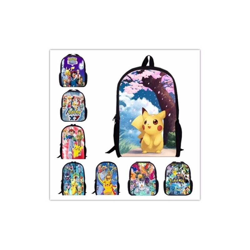 Pokemon Backpack Galaxy Travel Laptop School Shoulder Bag Rucksack New 2017