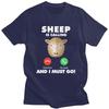 Mein Schaf ruft T-Shirts Reine Baumwolle T-Shirts Sommer Rundhals T-Shirts Lässige Kurzarm Kleidung Für Männer Geburtstagsgeschenk