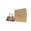 Coach Rowan 25 Sticker Print Zipper Closure Coated Canvas Shoulder Crossbody Tote Bag Medium Women bags Brown Tan CV961-IMXHE