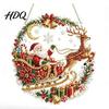 Decorative Hanging Ornaments for Home Christmas Diamond Art Ornament 2D Acrylic Pearl Painting Gift Friends