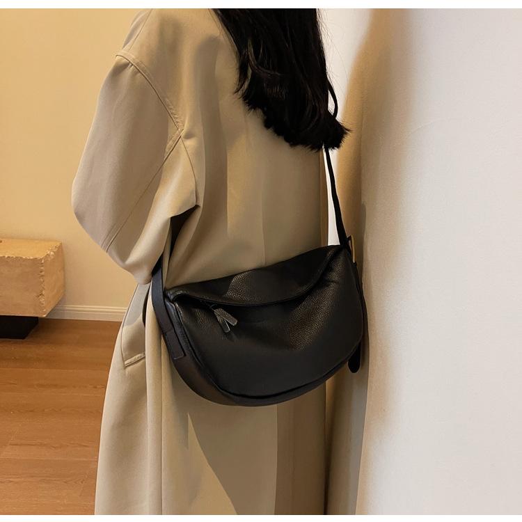 Genuine leather Women hobos Shoulder Bag Luxury Brand ladies Handbag Designers Cowhide Female Messenger Bags bolsas