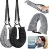 Comfortable Travel Neck Pillow Fillable Neck Pillow Storage Bag Portable U-Shaped Pillow  Flight