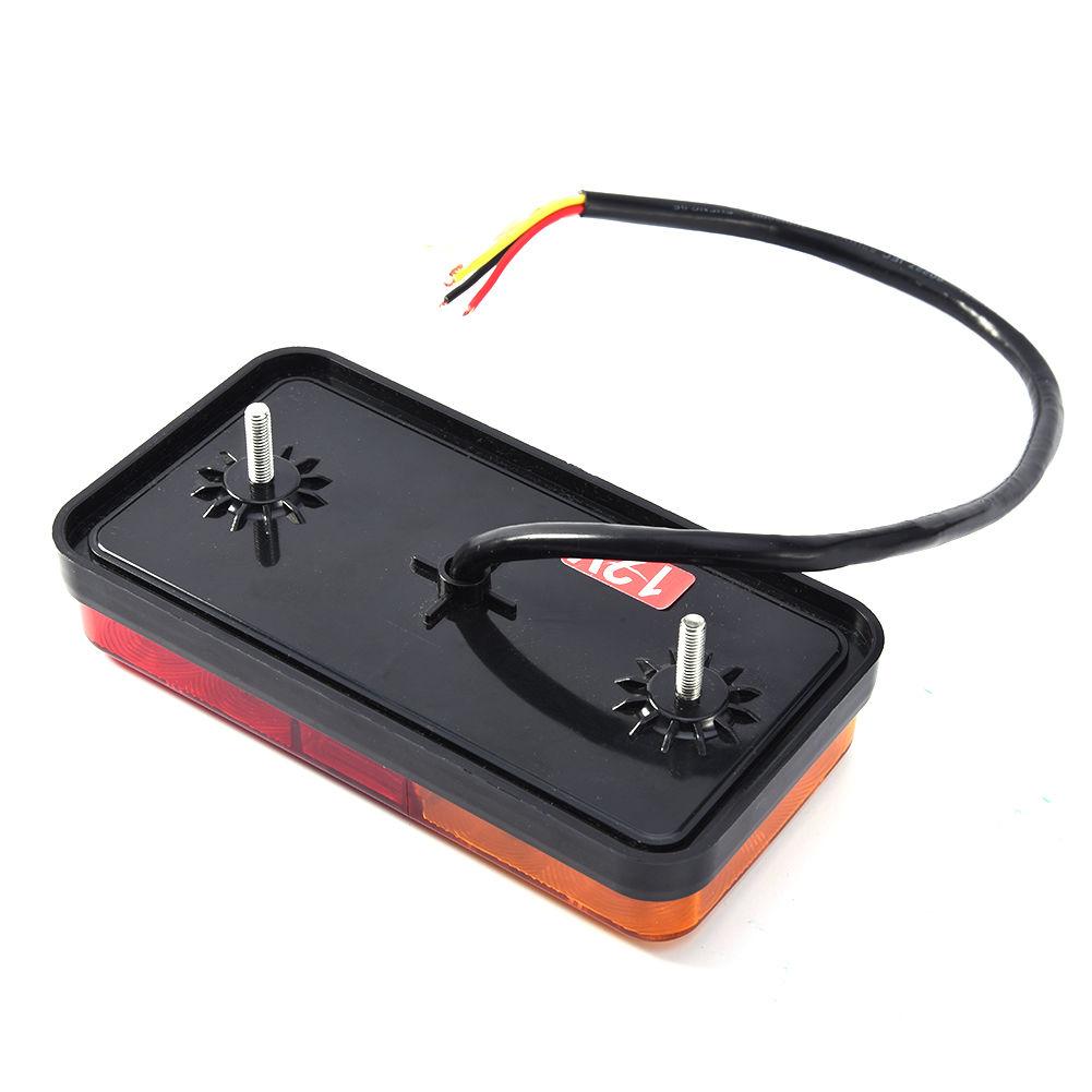 2PCS Truck Tail Light Reflectors Brake Lights 10LED Trucks Caravans Trailers Rear Tail Lights Lamps Turn Signal Indicator Stop