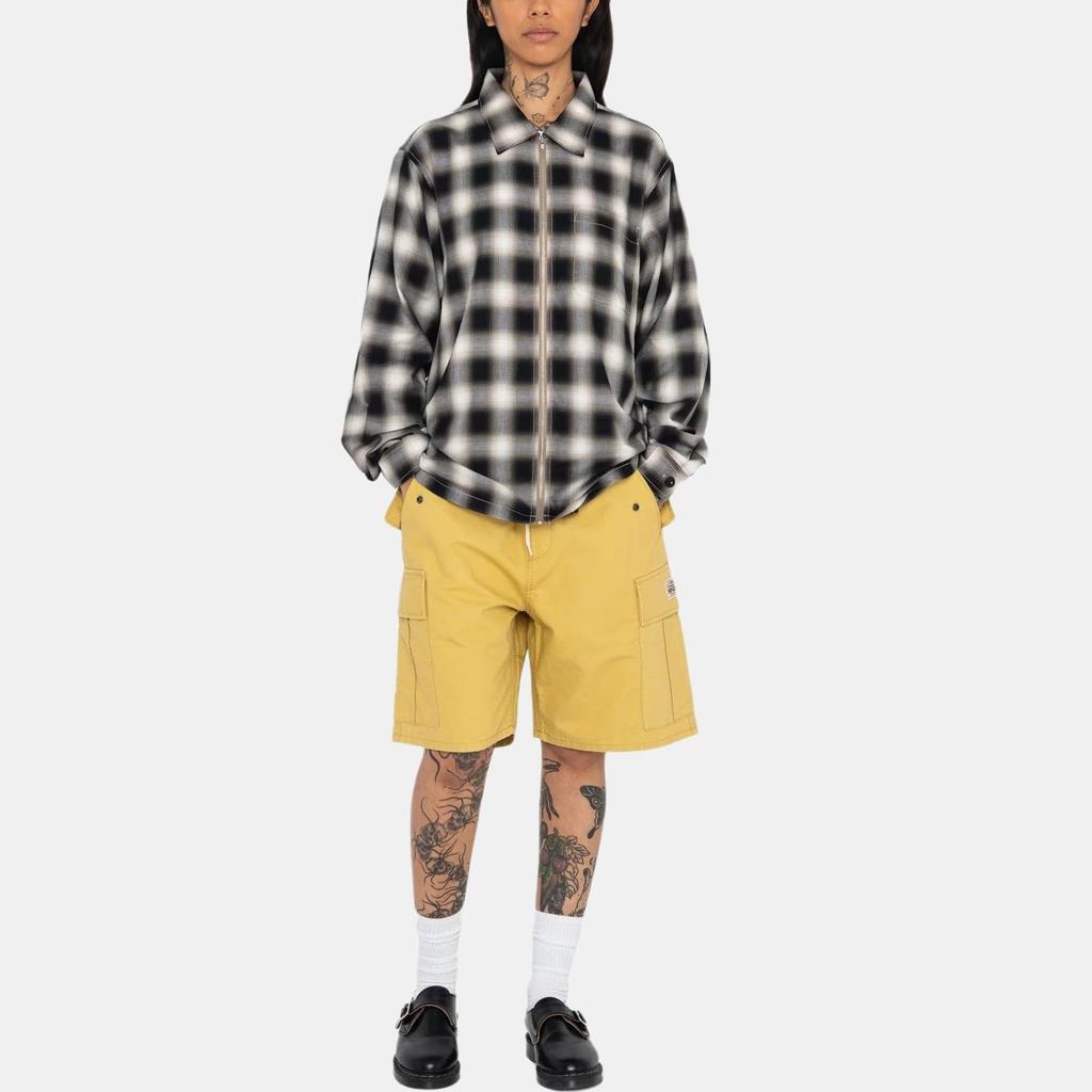 Stussy SS23 EDDIE PLAID ZIP SHIRT Unisex 1110286