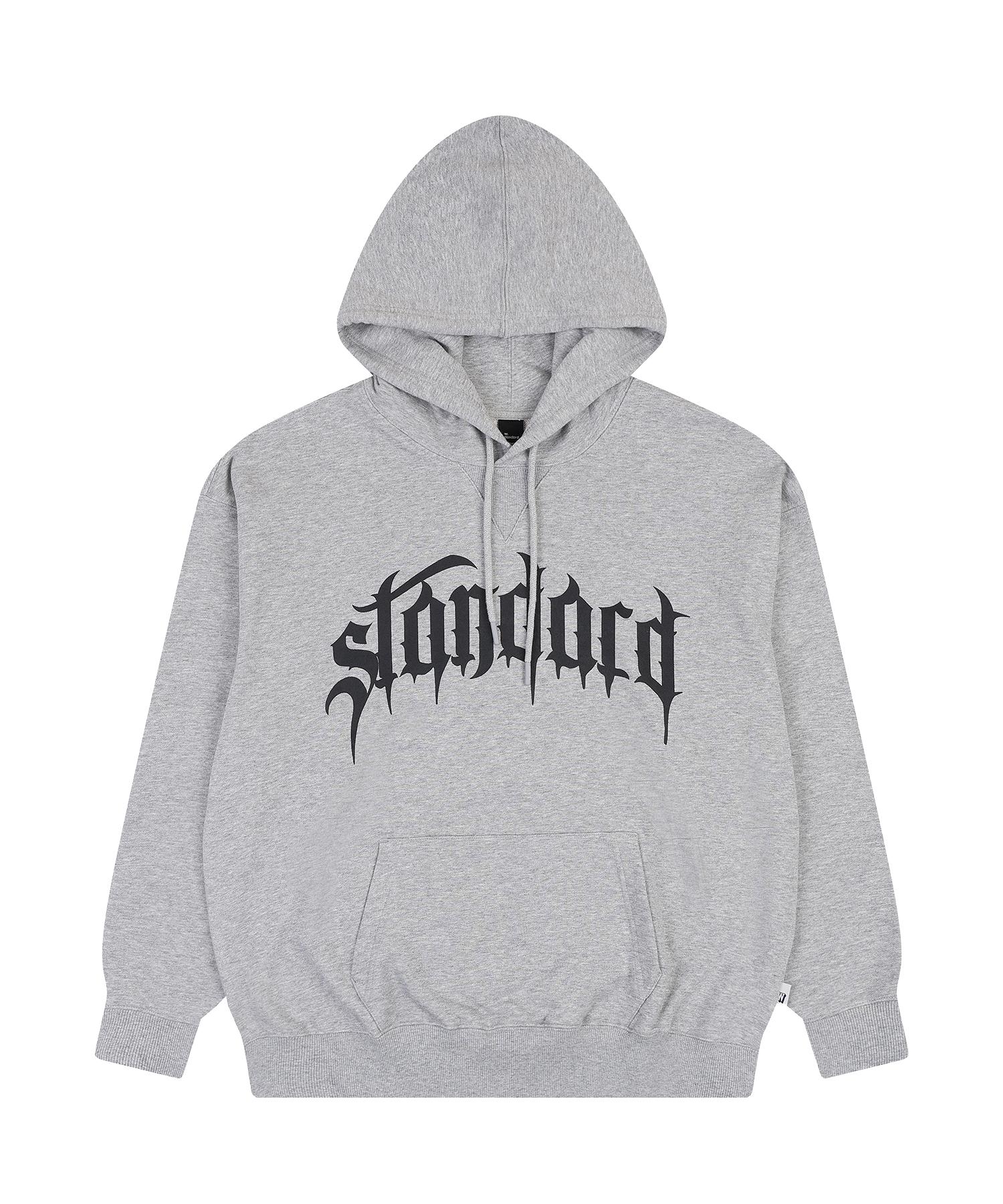 W Standard Basic Hooded Sweatshirt [Melange] Melange/M