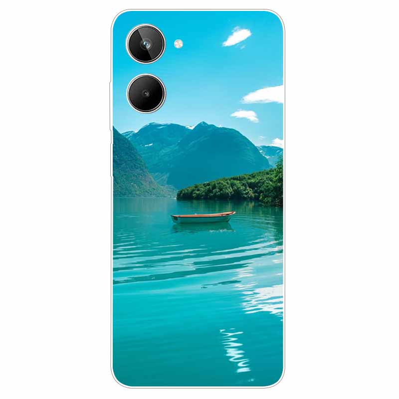 For Realme 10 4G Case 6.4'' Soft TPU Cats Lions Protection Silicone Phone Covers for Realme 10 Case 2022 Clear Realme10 RMX3630