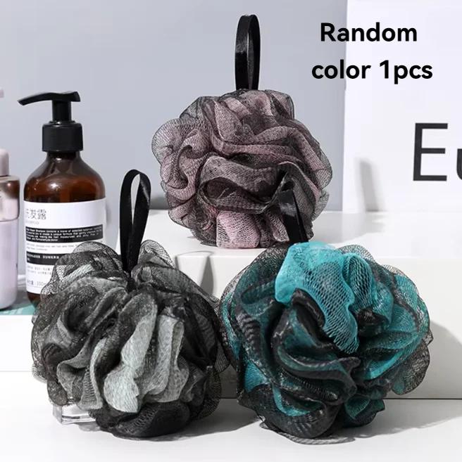 Men and Women Unscented Gentle Bath Sponge-Soft Sponge with Bath Foam and Mesh Pad-Great Gift for Family-Bathroom Accessories