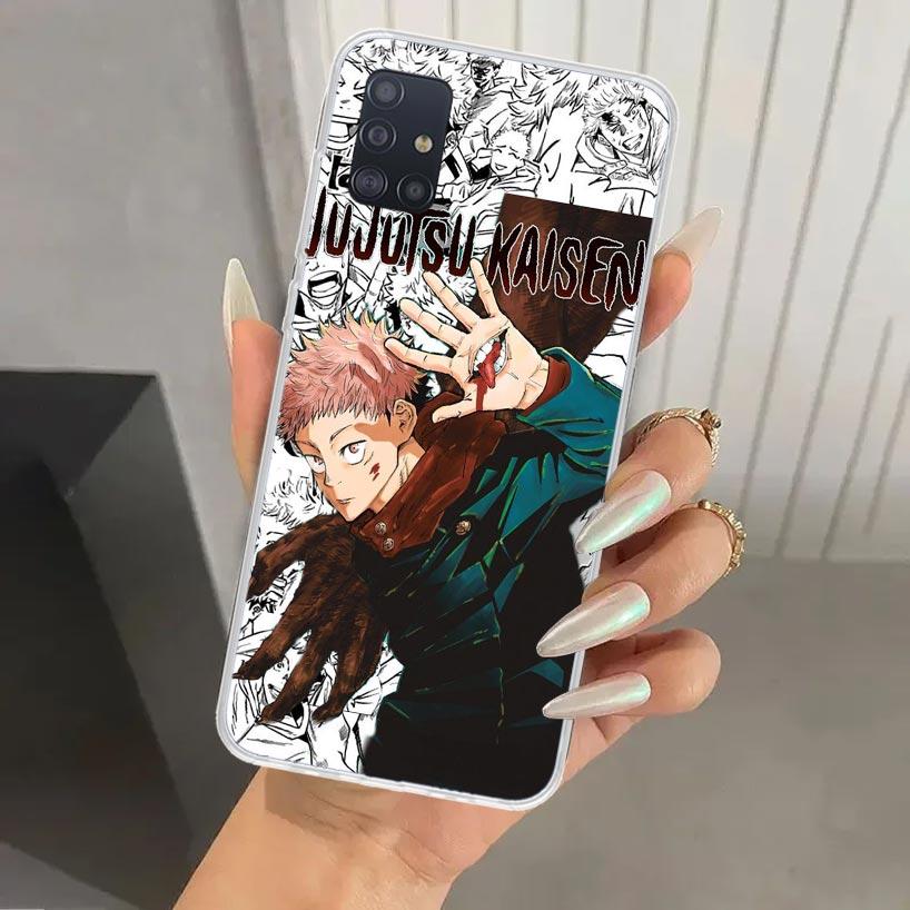 Jujutsus Japan Anime Phone Case for Samsung Galaxy A52 A32 A22 A12 A02S A50S A30S A10S Note 20 Ultra 10 Plus S10 A31 A20 A71 A72