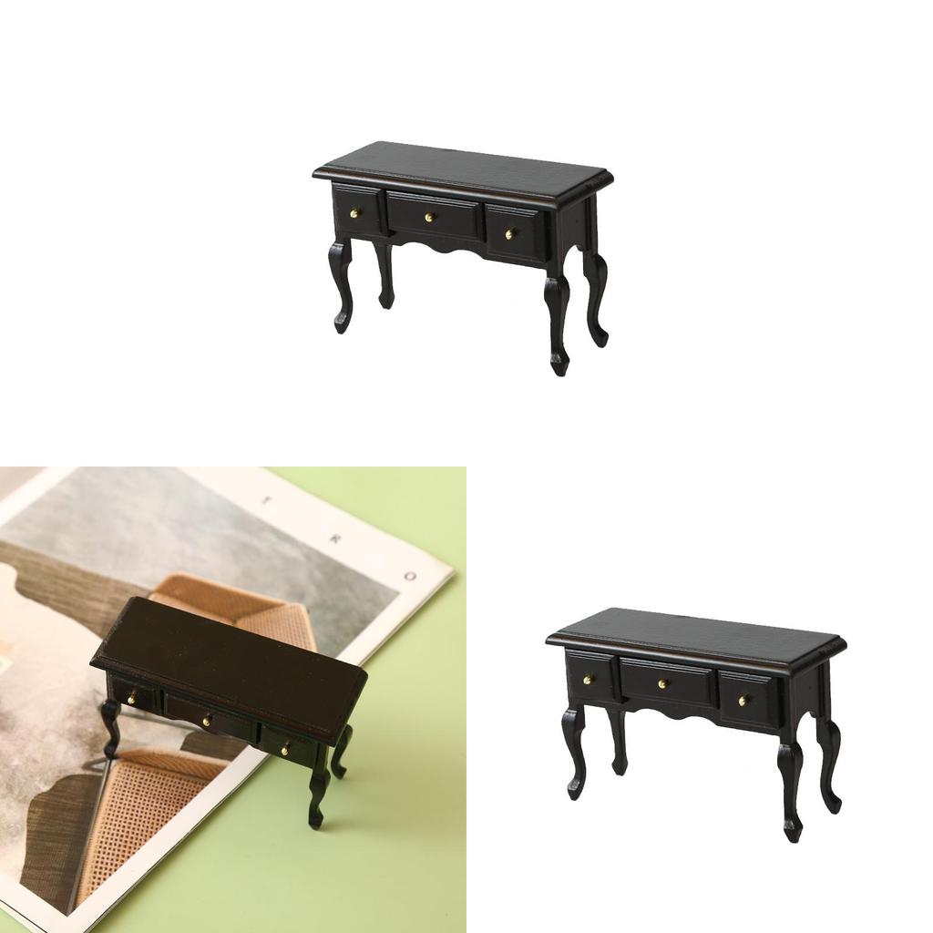 Dollhouse Mini Furniture With Wooden Material For Playroom Decoration And Miniature Scene