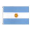 1pc 91.44x152.4 Cm Argentina Flag - Vivid Color and UV Fade Resistant - Canvas Header and Single Stitched - Argentinian National Flags Polyester with