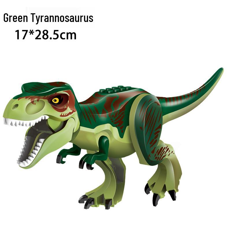 Jurassic Dinosaur Building Blocks: Educational Disassembly Toys Featuring Tyrannosaurus Rex & Carnotaurus