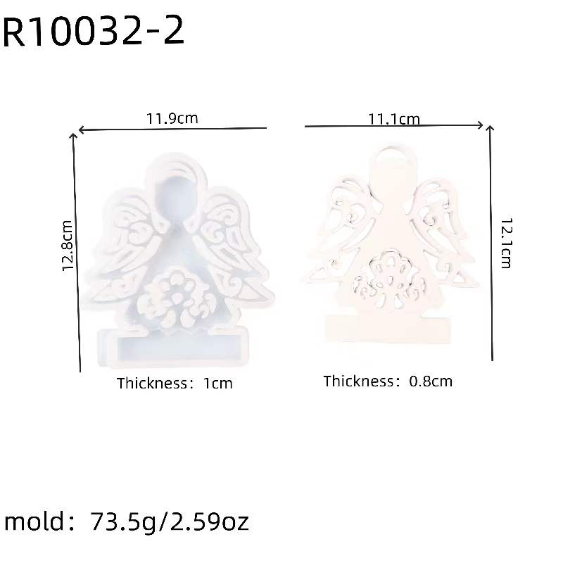 Angel Resin Glue Mold Silicone Mold DIY Crystal Glue Molds Resin Ornament Mold Decoration Candle Holder Mould