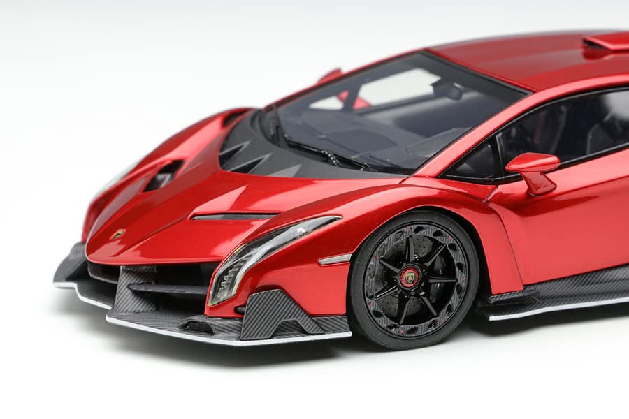 EIDOLON Scale Lamborghini Veneno 2013 Candy Red Finished Product 1/43