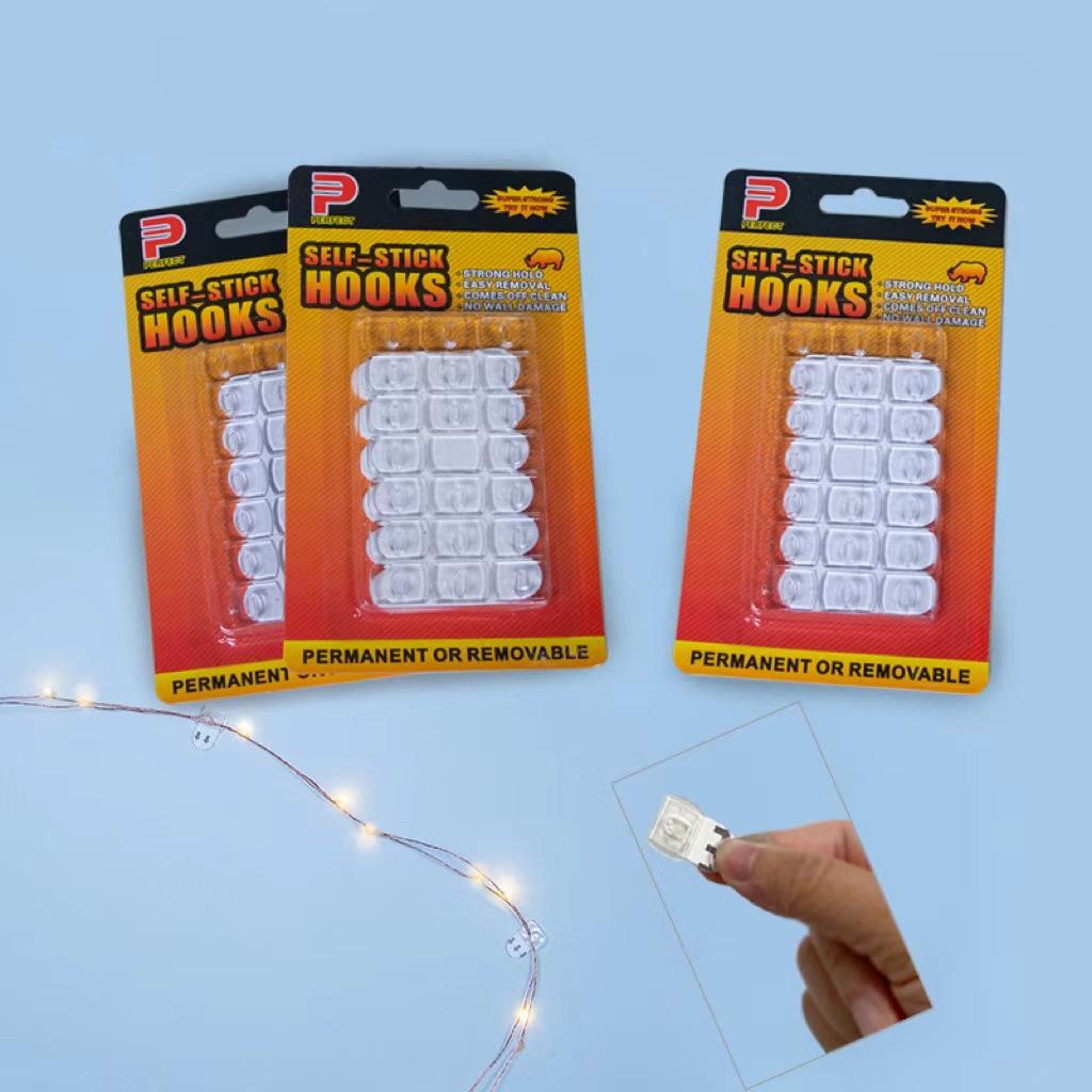 Spurlos ablösbare Mini-Haken für Lichterketten & Ornamente