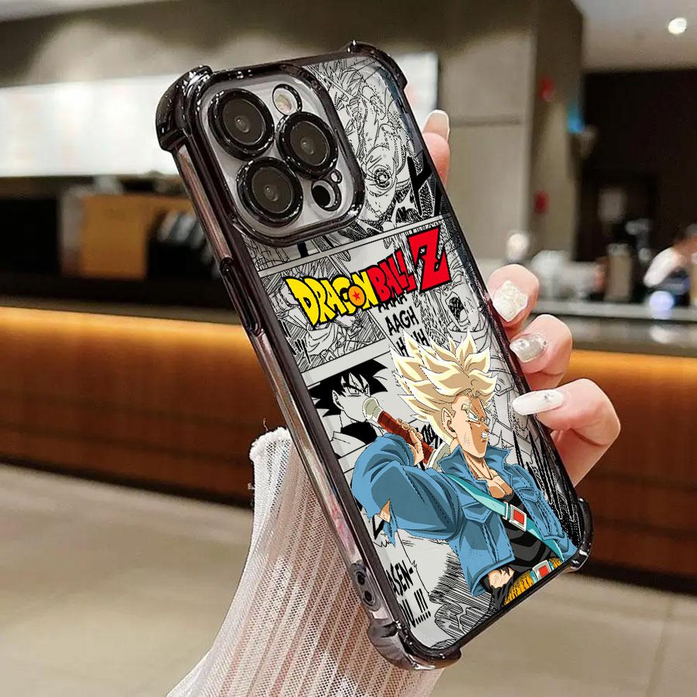 Dragons Balls Z Trunks Brief Phone Case for iPhone 11 13 15 16 17 Pro Max 14 Plus 17Air 16E 13 Pro 12 Mini 11 17Pro Clear Cover