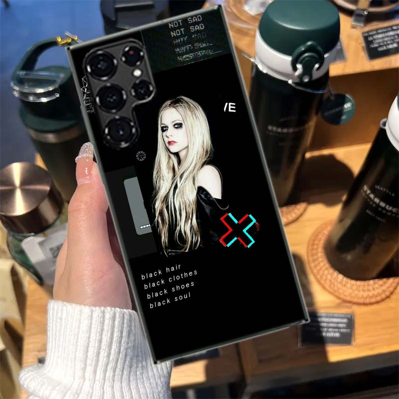 

Singer Avril Lavigne Cases Phone Case for Samsung Galaxy S26 Ultra S25 Edge S24 S23 FE S21 Plus S20 S22 S10 Cover TPU Capa Shell Samsung S22 Plus