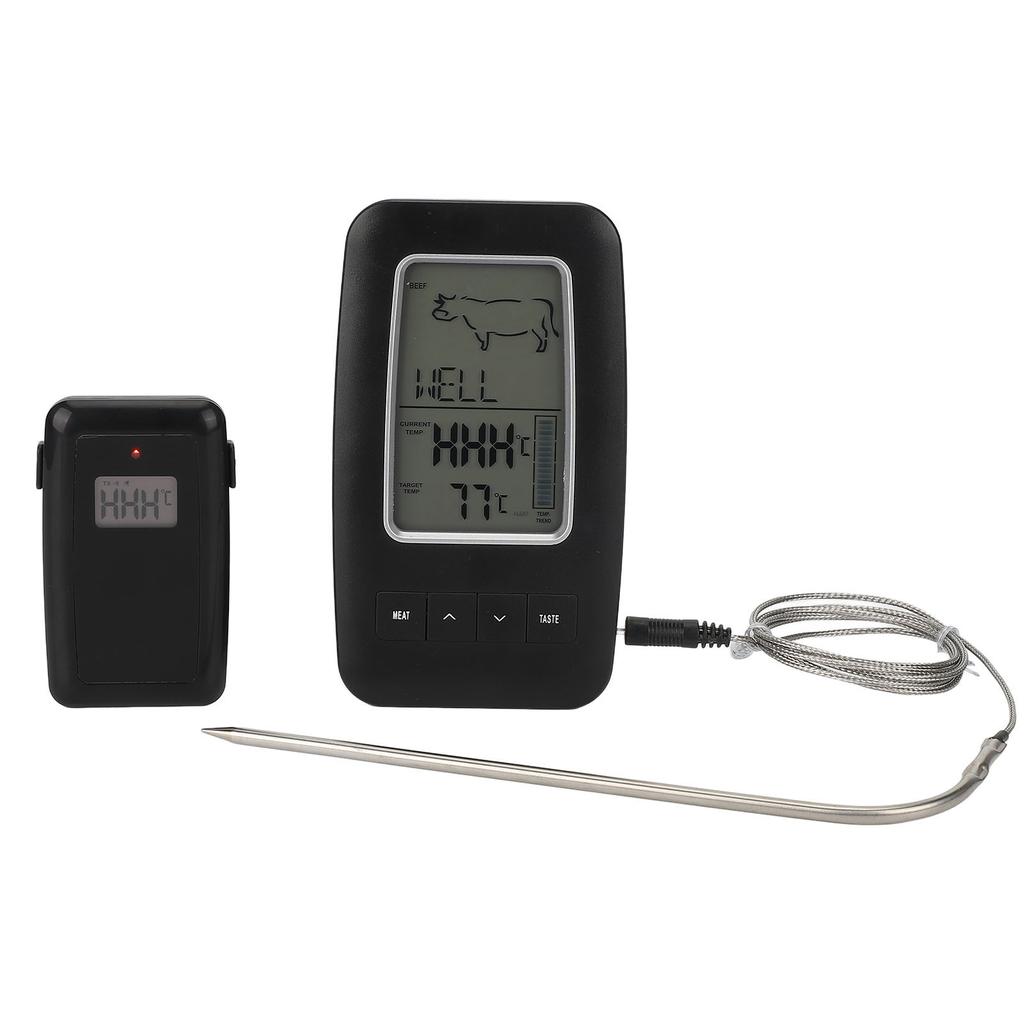 BBQ Thermometer Wireless Digital Instant Read Grill Thermometer with Probe for Kitchen Cooking Grill