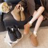 [Fanfna] Retro Platform Snow Boots for Women's 2025 Winter New Velvet Thickened Warm Wear-resistant Non-slip Cotton Shoes