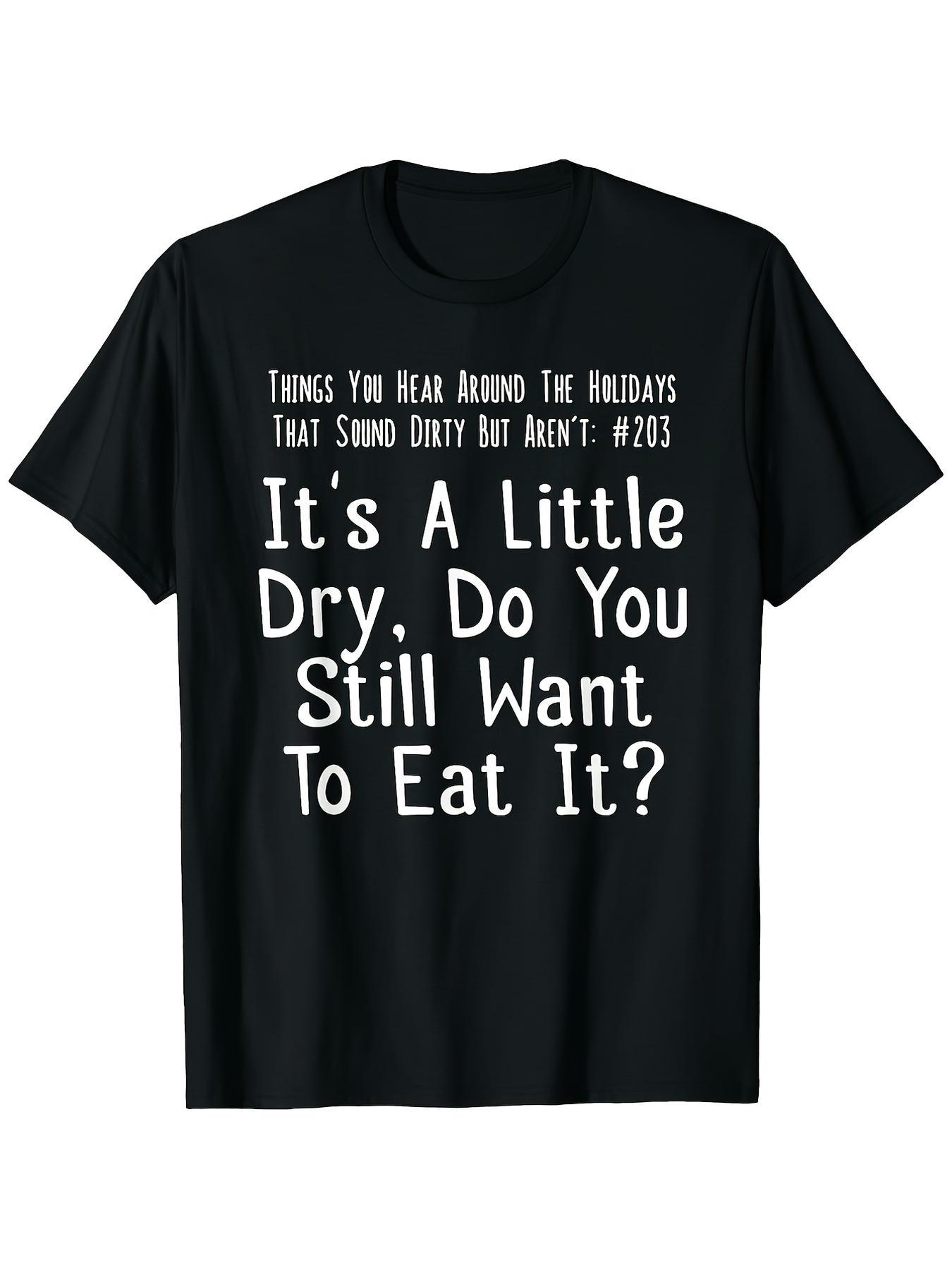Men s humorous holiday swear words pattern short-sleeved T-shirt, holiday humorous summer fashion top XL