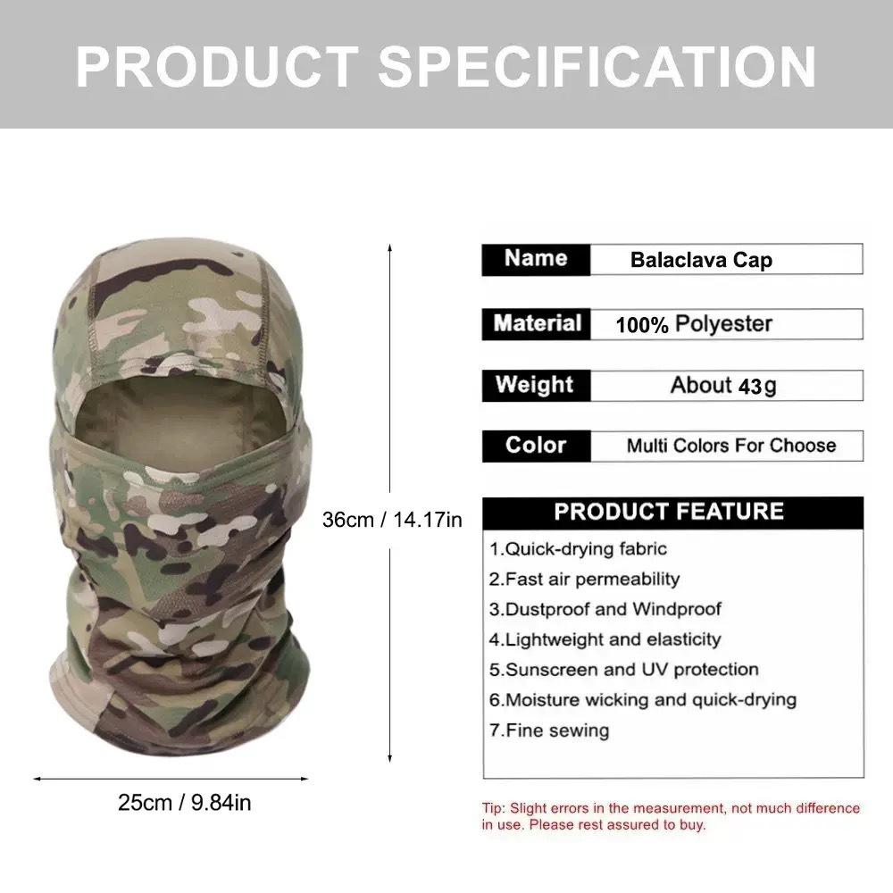 Caps Cycling Balaclava Full Face Ski Cover Bicycle Hat Windproof Breathable Anti-UV Motocross Motorcycle Helmet Liner Hats