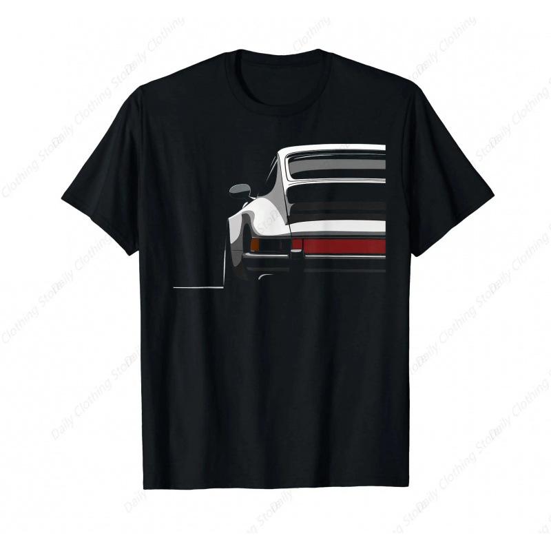 Women s Fashion T-Shirt Legendary Racing Sports Car Iconic Racing Car Si S чёрный