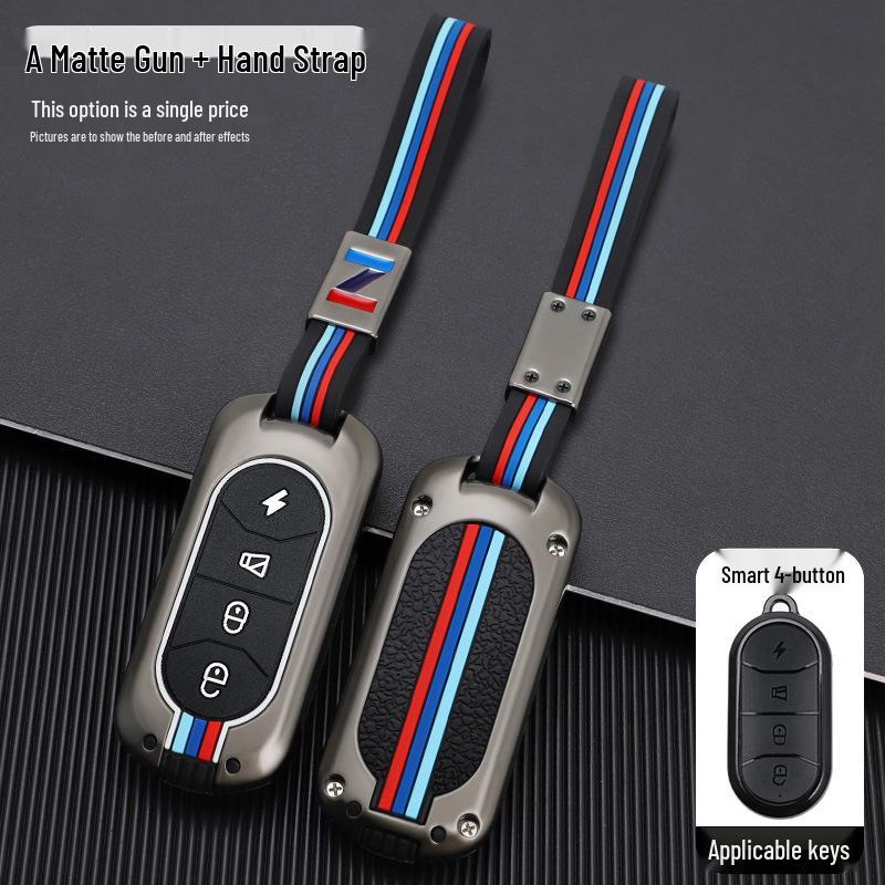 Tailg Electric Vehicle Key Cover - Weekend Red Hare Protective Shell with Remote Control Case