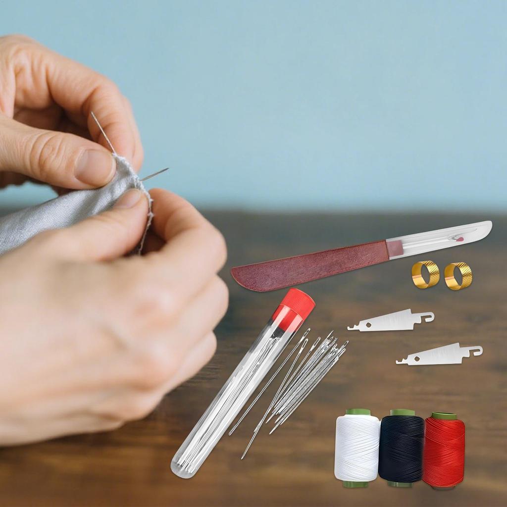 37PCS Sewing Tool Set With Needle Threader For On-the-go Mending Sewing And Crafting Portable Sewing Set