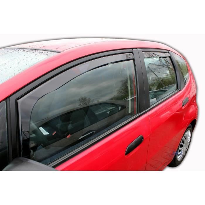 Heko Deflecteurs d'air Déflecteurs de Vent J&J AUTOMOTIVE Automotive Pour Honda Jazz 2008-2014