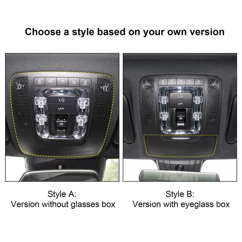 For Mercedes Benz A B CLA GLB GLA GLE Class W177 W247 C118 X247 H247 W167 EQA EQB 2020-2025 Car Front Reading Lamp Light Cover