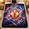Flanel Battaniye Manchester United Sıcak Yumuşak Atkı Battaniye İç Mekan Kanepe Yatak Oturma Odası Kullanımı İçin
