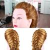 40% Real Human Hair Mannequin Head Hairdresser Training Head Cosmetology Doll Head Blond