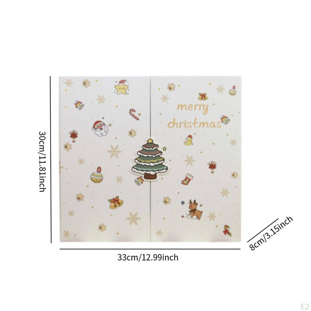 Cutie Cadou Calendar Advent de Crăciun Cutii de Petrecere Festival Decor de Sărbători